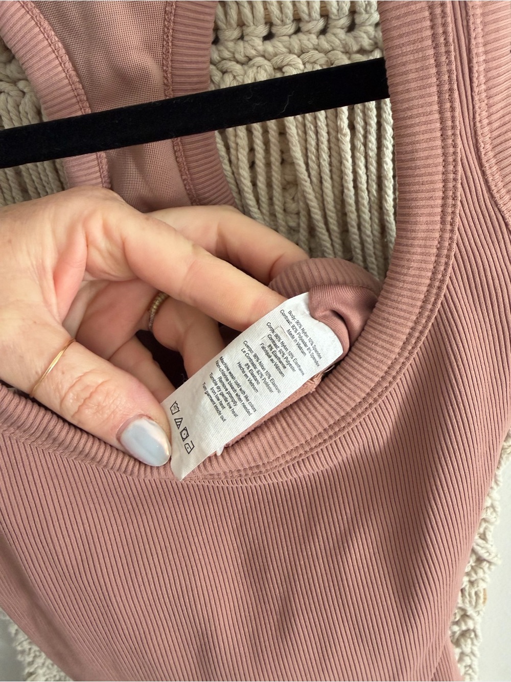 Alo Yoga Ribbed Support Tank - Picture 5 of 5